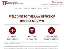 Tablet Screenshot of murzynlaw.com